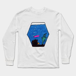 Fishbowl Smishbowl With Fish In A Bowl Long Sleeve T-Shirt